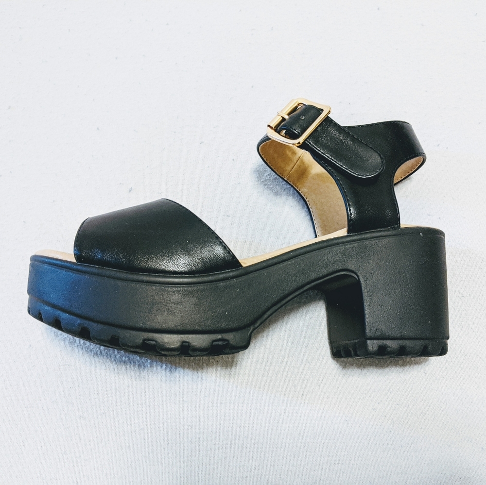 Koi Shoes Strappy Chunky Sandals